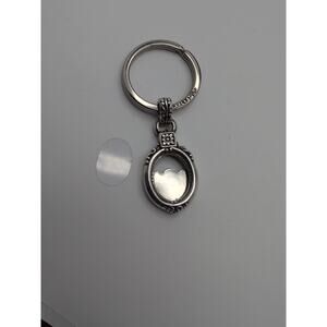 Brighton KEY CHAIN / FOB Silver-Tone Fashion Memory Lane PHOTO HOLDER